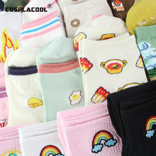 Load image into Gallery viewer, [COSPLACOOL]Japanese Harajuku Cute Funny Socks Handmade Jacquard Fruit Meias Kawaii Crew Socks Women Embroidery Skarpetki Sokken