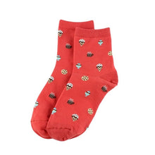 Load image into Gallery viewer, [COSPLACOOL]Japanese Harajuku Cute Funny Socks Handmade Jacquard Fruit Meias Kawaii Crew Socks Women Embroidery Skarpetki Sokken