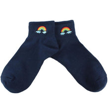 Load image into Gallery viewer, [COSPLACOOL]Japanese Harajuku Cute Funny Socks Handmade Jacquard Fruit Meias Kawaii Crew Socks Women Embroidery Skarpetki Sokken