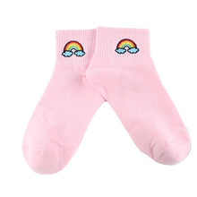 Load image into Gallery viewer, [COSPLACOOL]Japanese Harajuku Cute Funny Socks Handmade Jacquard Fruit Meias Kawaii Crew Socks Women Embroidery Skarpetki Sokken