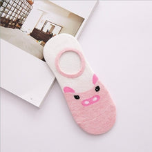 Load image into Gallery viewer, Back heart stripe dot Invisible Short Woman summer comfortable cotton girl women boat socks ankle low female 1pair=2pcs ws191